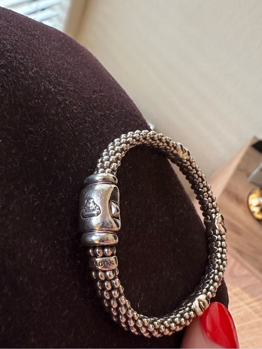 Authentic Lagos Caviar sterling silver - Picture 8 of 9